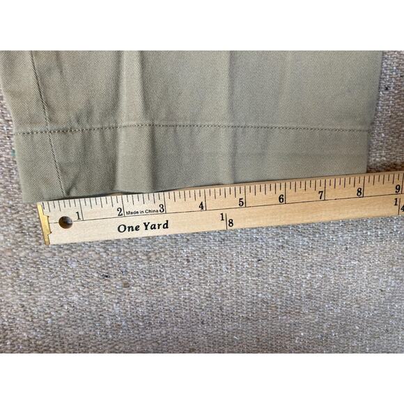 Polo Ralph‎ Lauren Chino Pants Mens 38x32 Brown Cotton Flat Front Preppy Casual - Picture 7 of 9